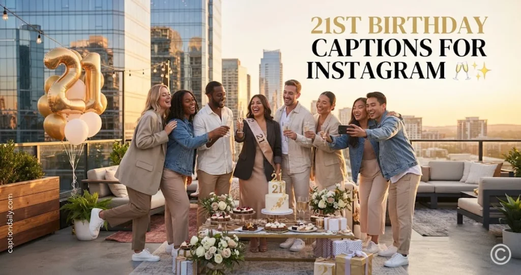21st Birthday Captions for Instagram