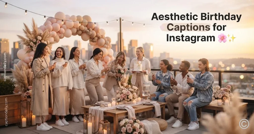 Aesthetic Birthday Captions for Instagram