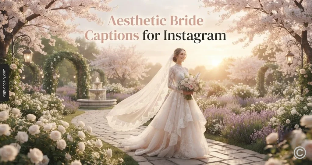 Aesthetic Bride Captions for Instagram
