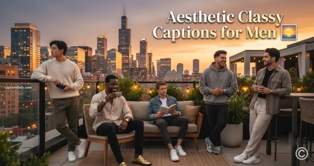 Aesthetic Classy Captions for Men