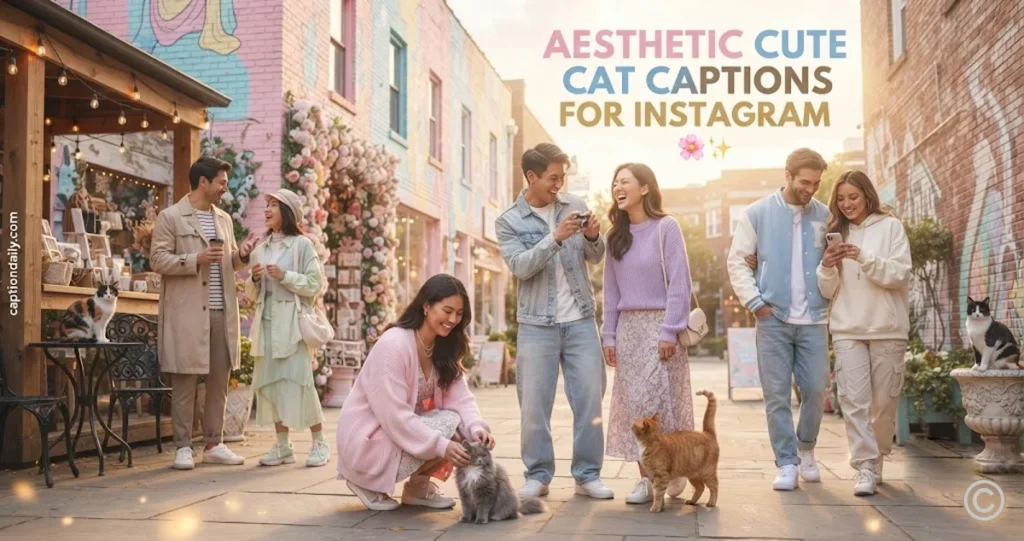 Aesthetic Cute Cat Captions for Instagram