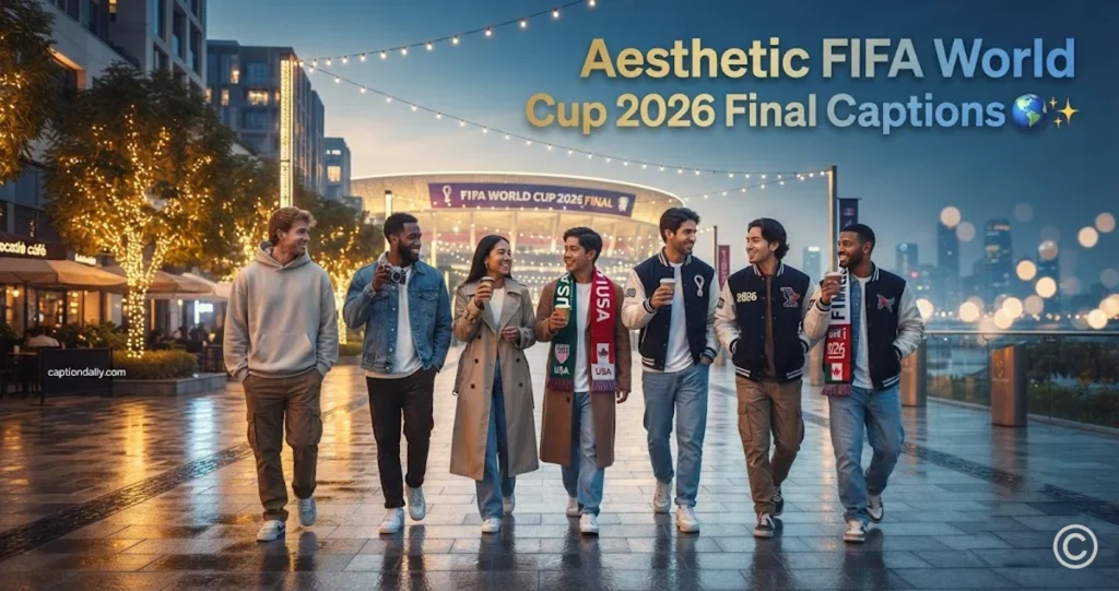 Aesthetic FIFA World Cup 2026 Final Captions