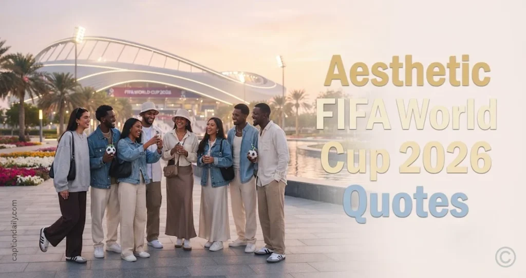 Aesthetic FIFA World Cup 2026 Quotes
