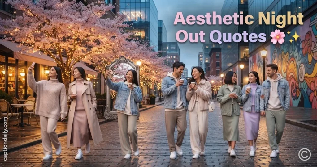 Aesthetic Night Out Quotes 