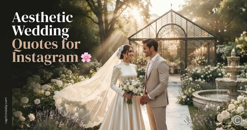 Aesthetic Wedding Quotes for Instagram