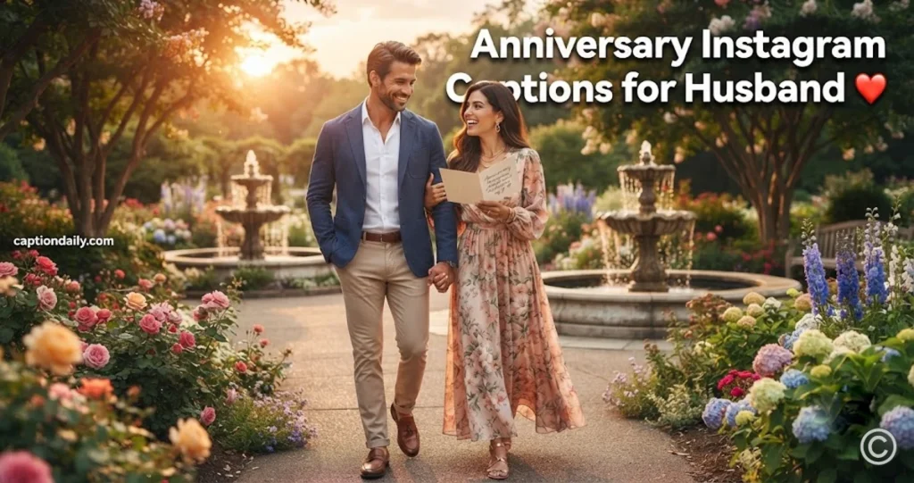 Anniversary Instagram Captions for Husband