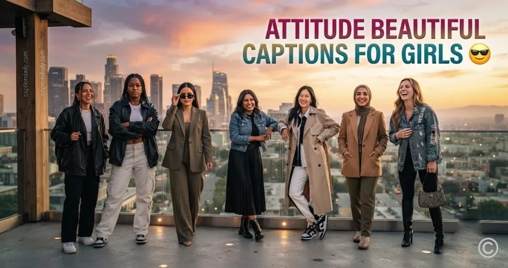 Attitude Beautiful Captions for Girls