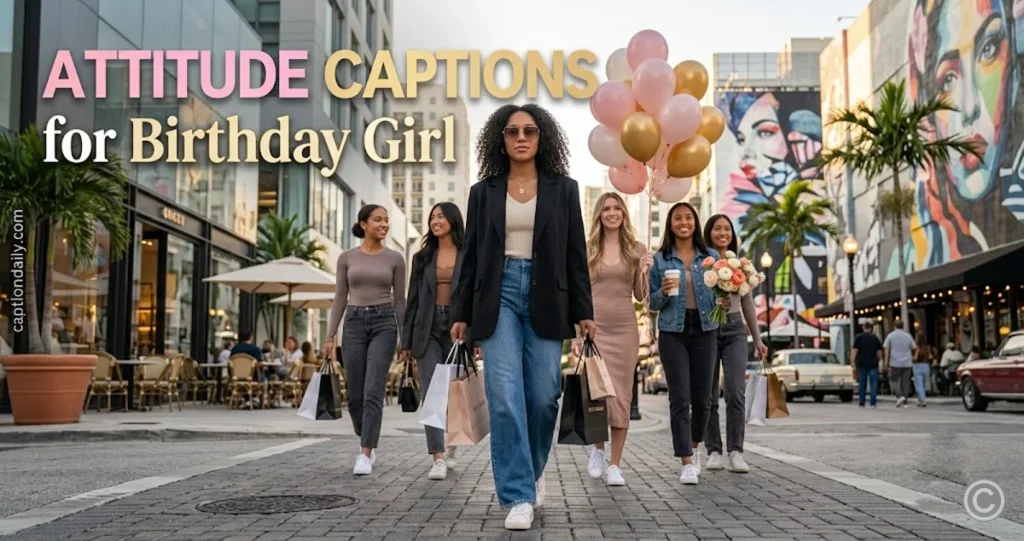 Attitude Captions for Birthday Girl