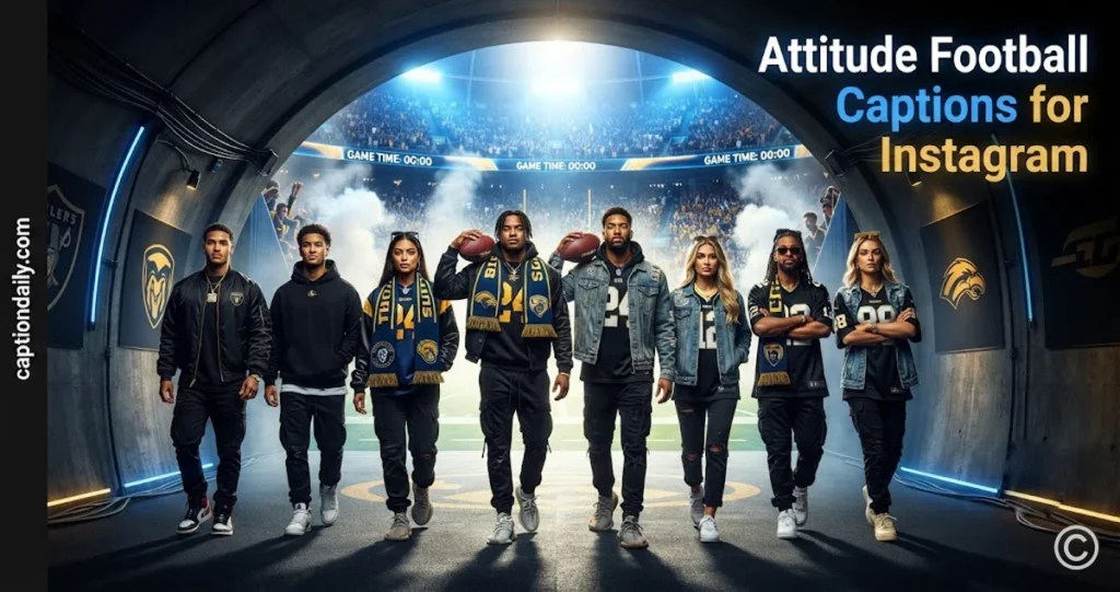 Attitude Football Captions for Instagram