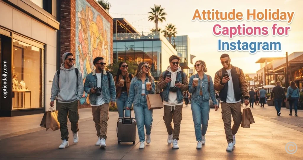 Attitude Holiday Captions for Instagram