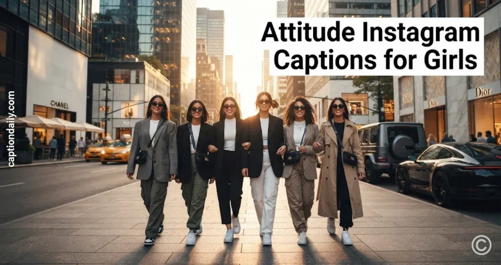 Attitude Instagram Captions for Girls