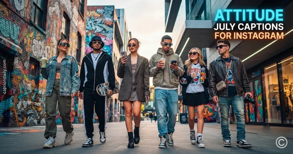 Attitude July Captions for Instagram
