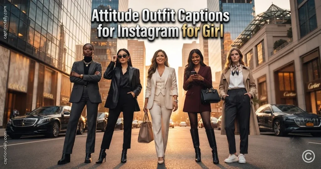 Attitude Outfit Captions for Instagram for Girl 