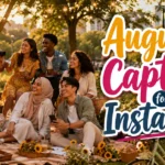 August Captions for Instagram