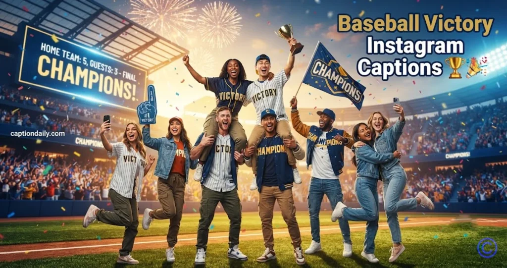Baseball Victory Instagram Captions