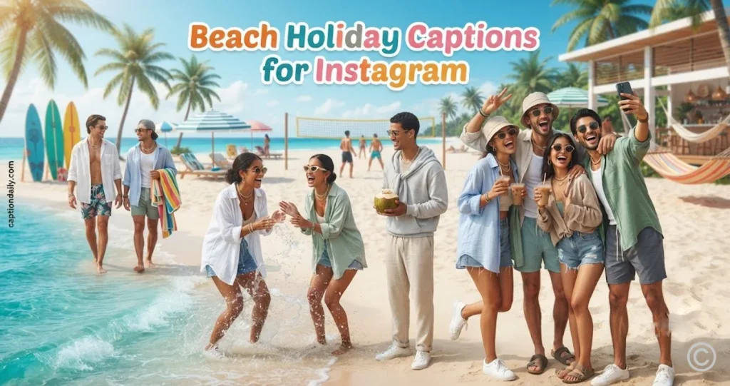 Beach Holiday Captions for Instagram