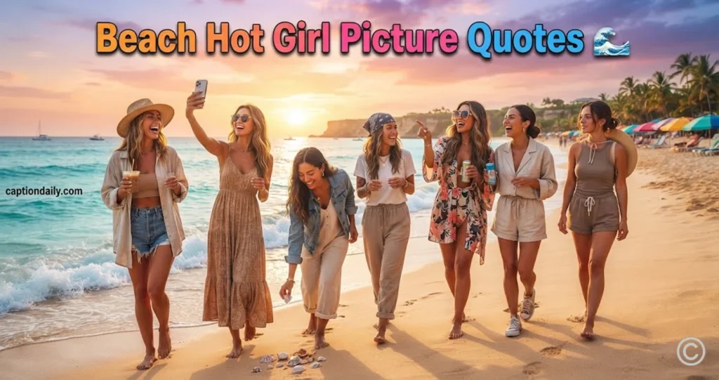Beach Hot Girl Picture Quotes