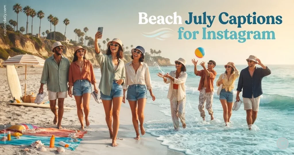Beach July Captions for Instagram 