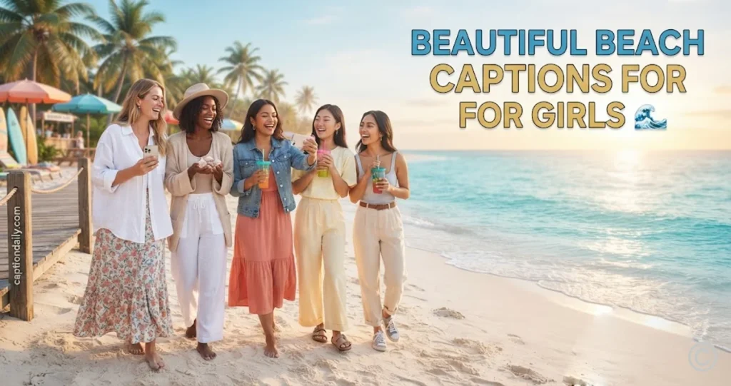 Beautiful Beach Captions for Girls
