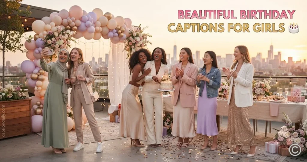Beautiful Birthday Captions for Girls