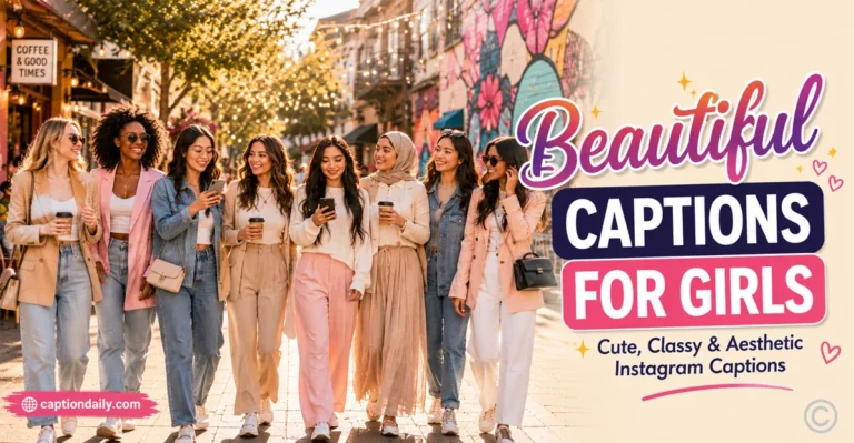 Beautiful Captions for Girls