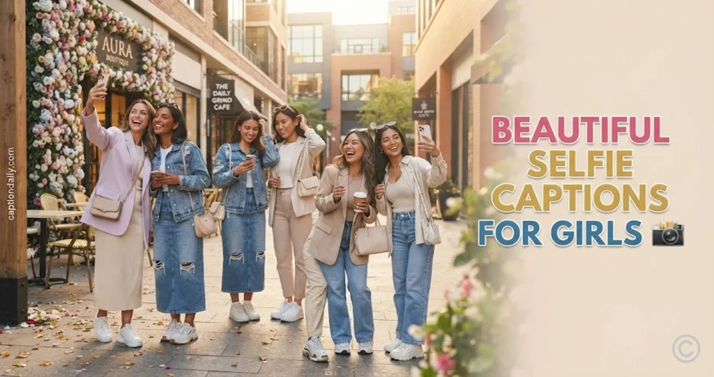 Beautiful Selfie Captions for Girls