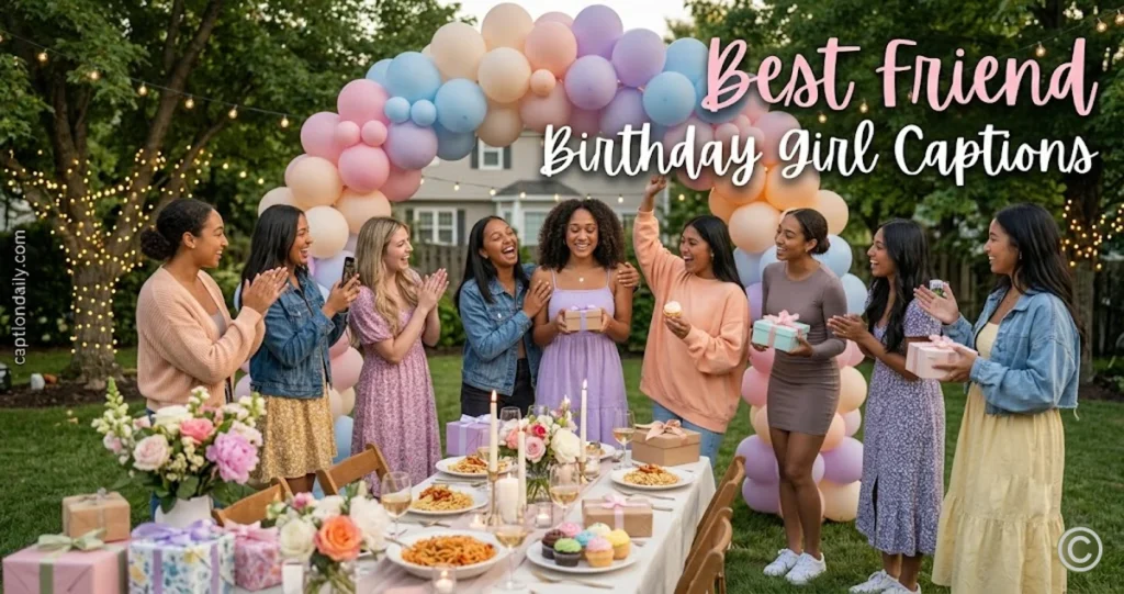 Best Friend Birthday Girl Captions 