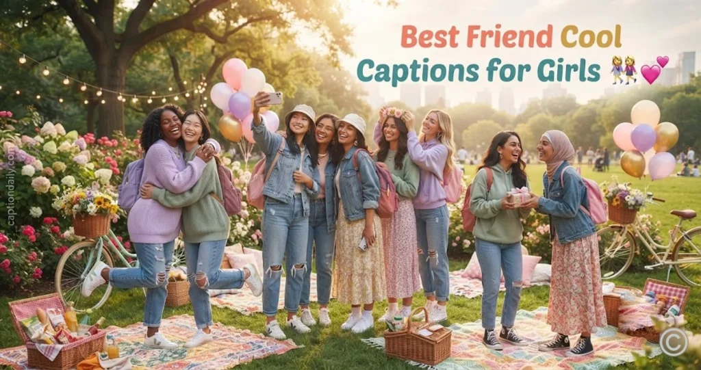 Best Friend Cool Captions for Girls