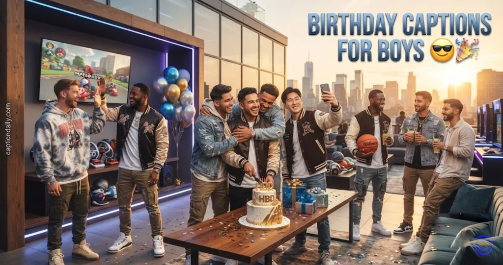 Birthday Captions for Boys