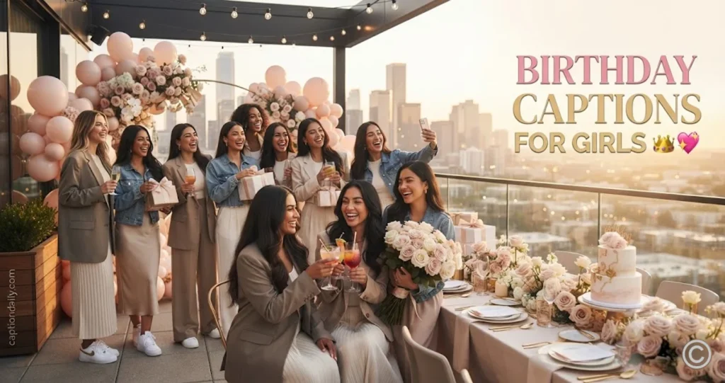 Birthday Captions for Girls