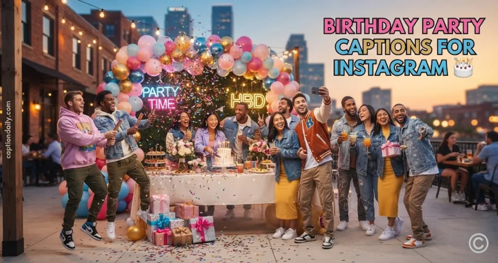 Birthday Party Captions for Instagram