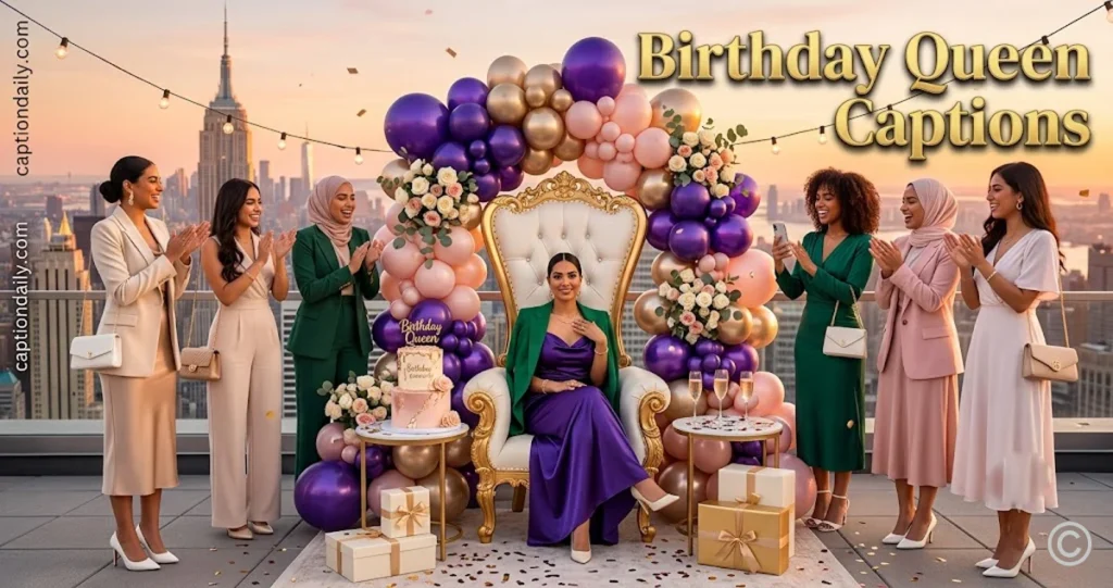 Birthday Queen Captions 