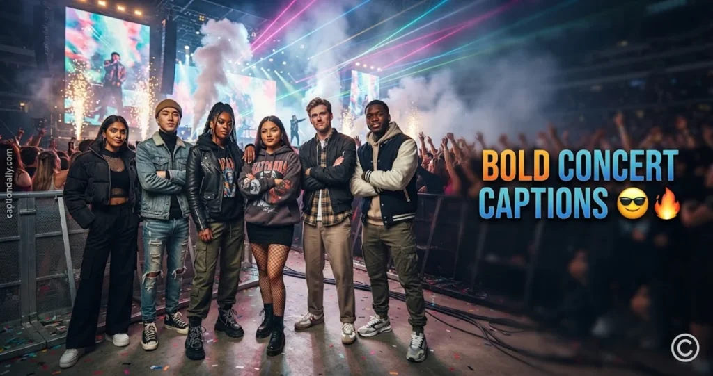 Bold Concert Captions