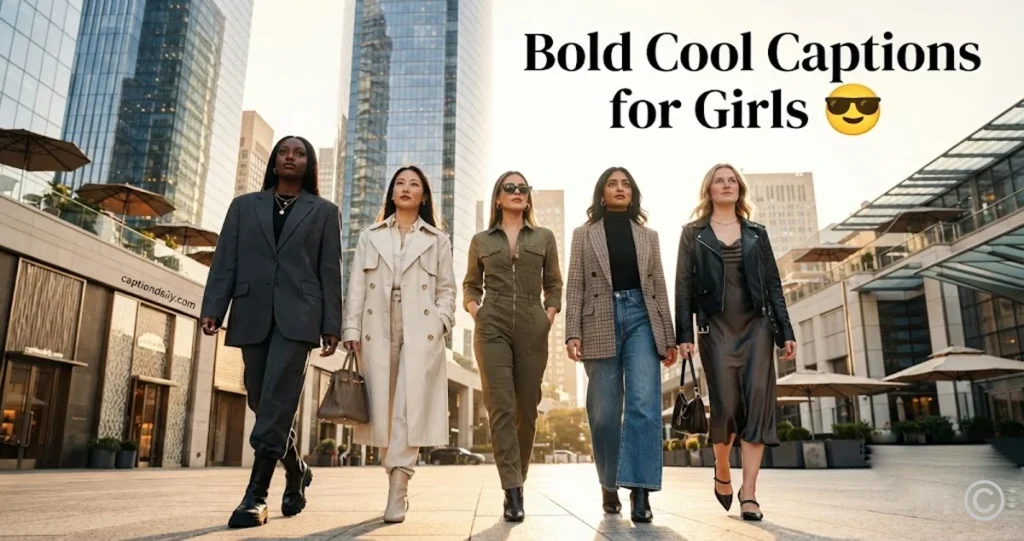 Bold Cool Captions for Girls