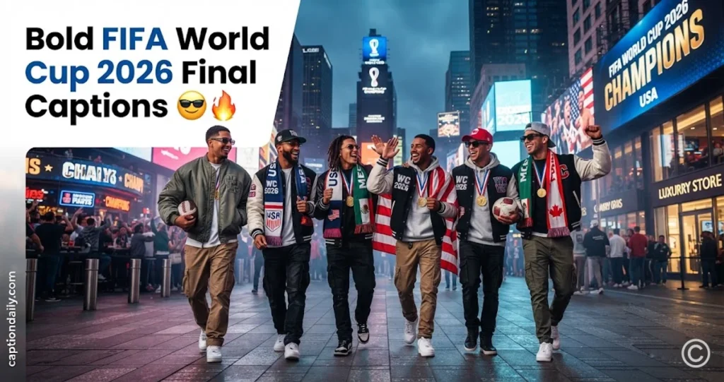 Bold FIFA World Cup 2026 Final Captions