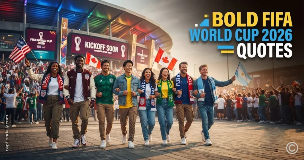 Bold FIFA World Cup 2026 Quotes