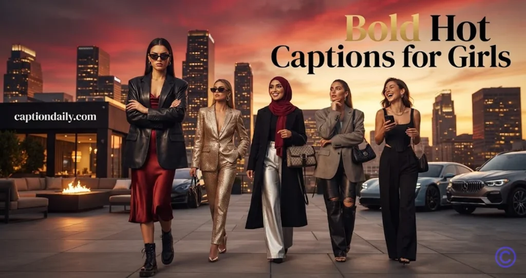 Bold Hot Captions for Girls