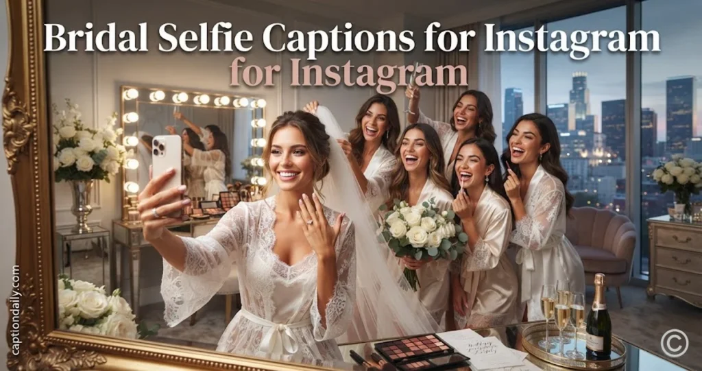 Bridal Selfie Captions for Instagram