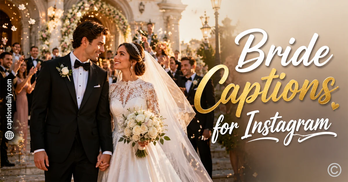 Bride Captions for Instagram