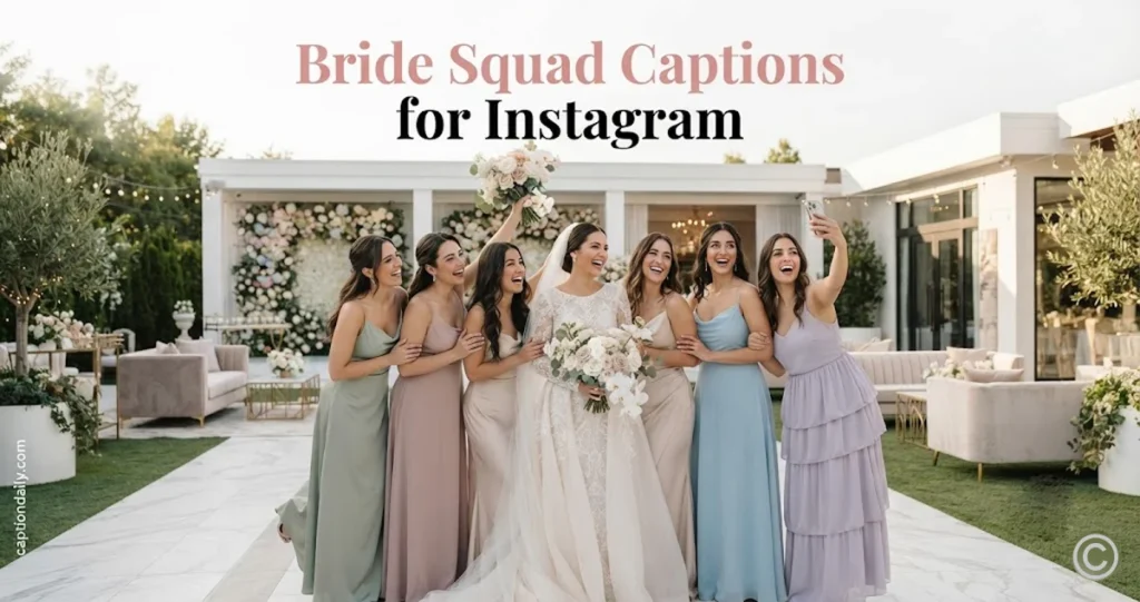 Bride Squad Captions for Instagram