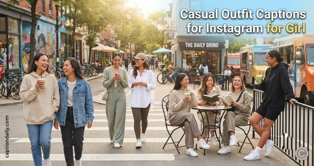 Casual Outfit Captions for Instagram for Girl