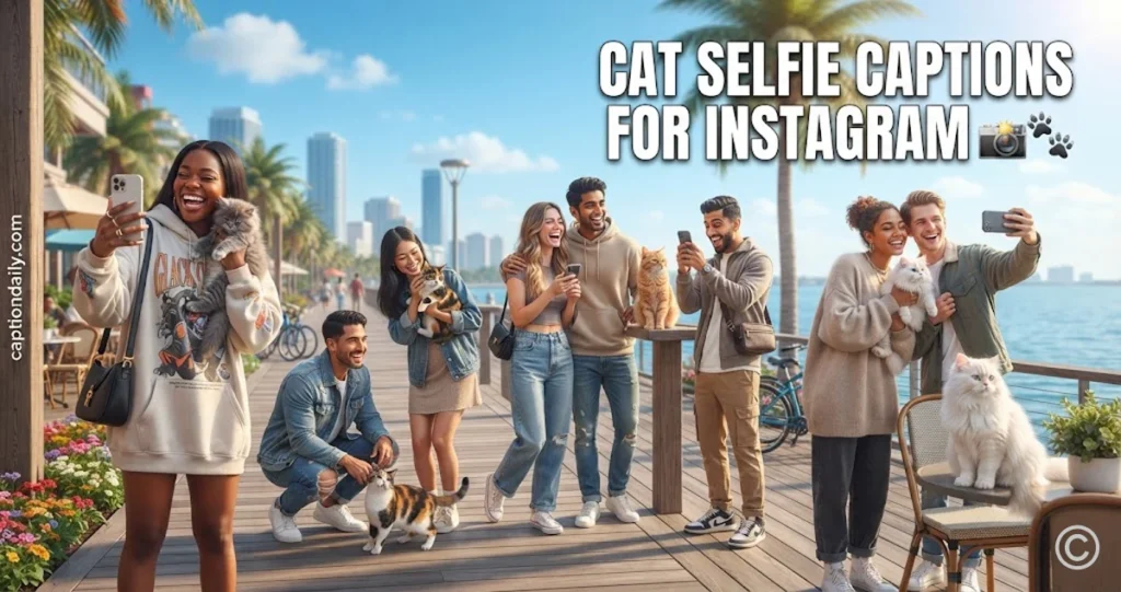 Cat Selfie Captions for Instagram