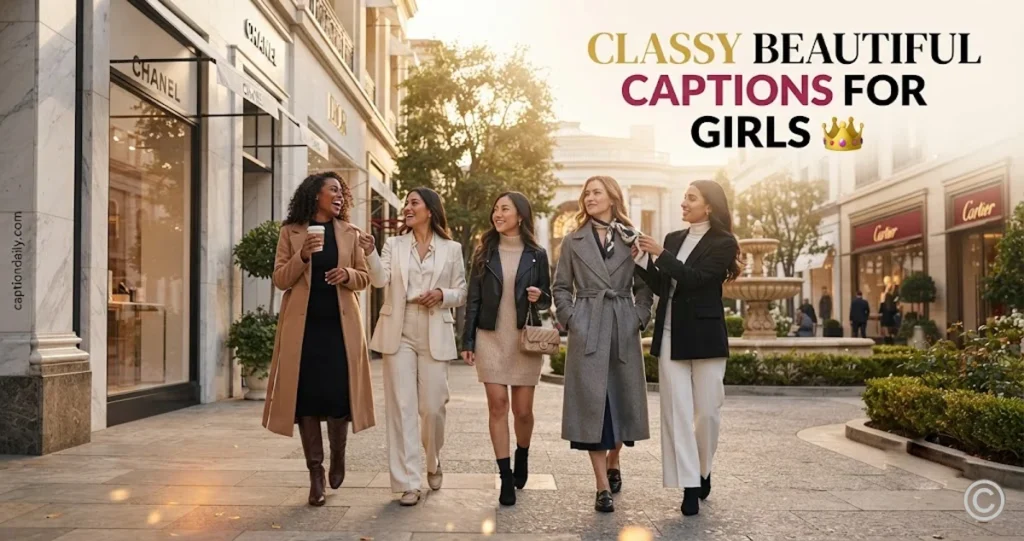 Classy Beautiful Captions for Girls 