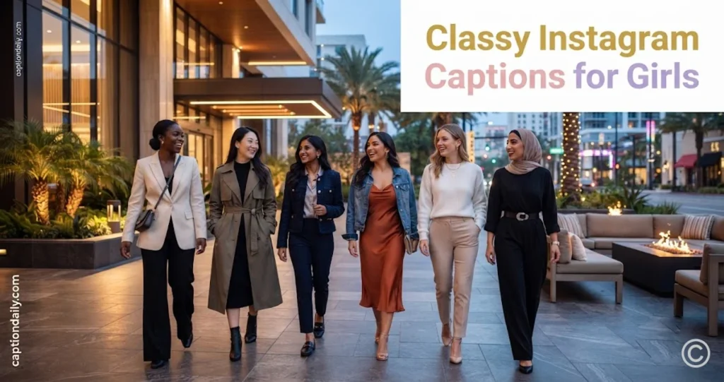 Classy Instagram Captions for Girls