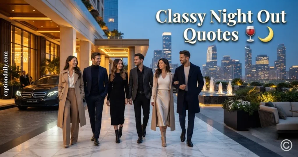 Classy Night Out Quotes