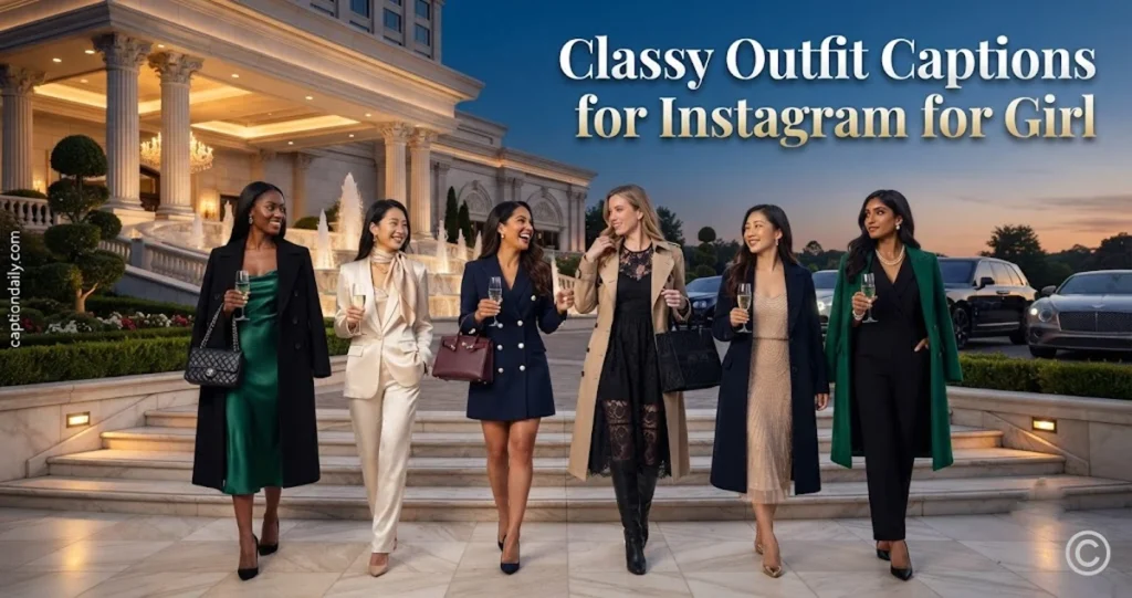Classy Outfit Captions for Instagram for Girl