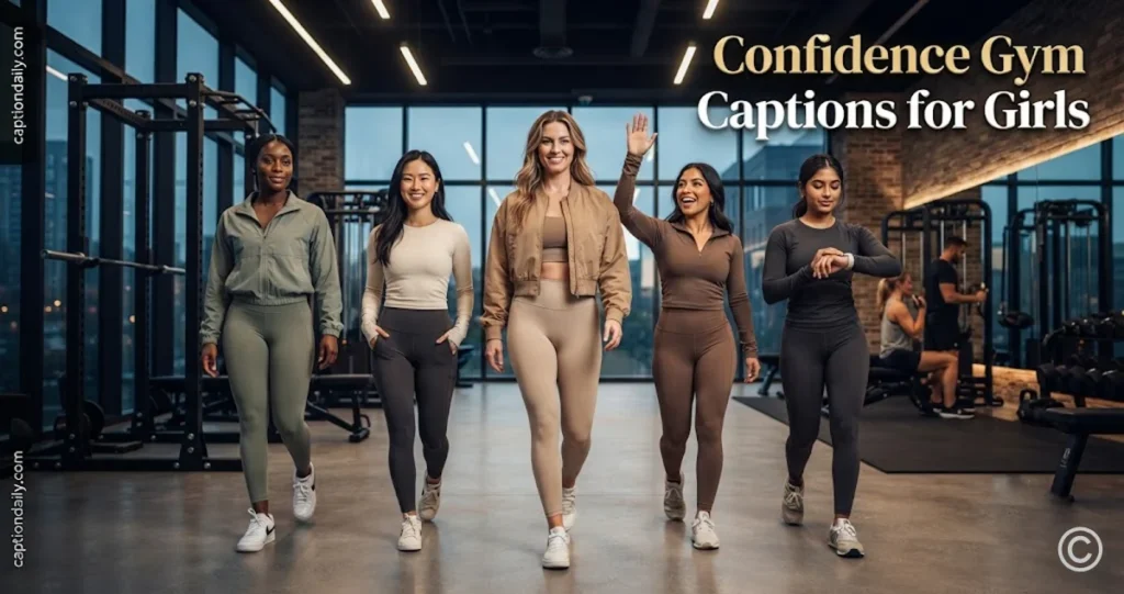 Confidence Gym Captions for Girls