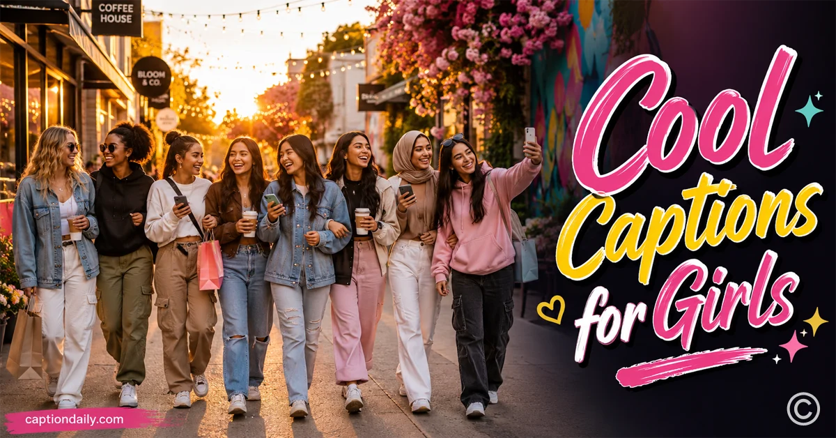 Cool Captions for Girls