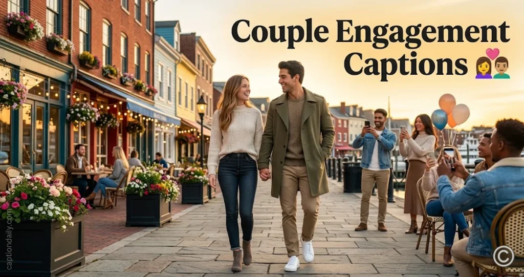Couple Engagement Captions