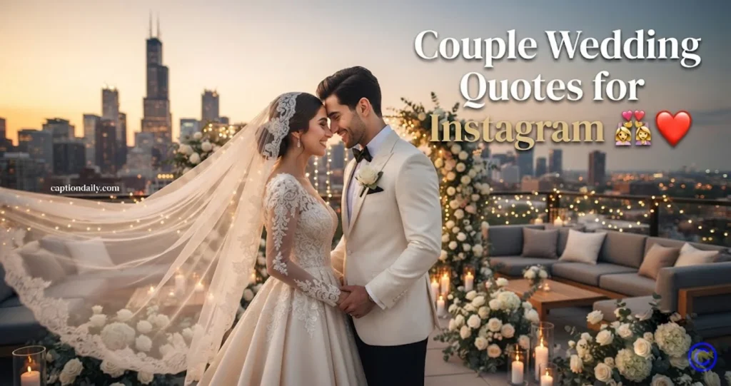 Couple Wedding Quotes for Instagram
